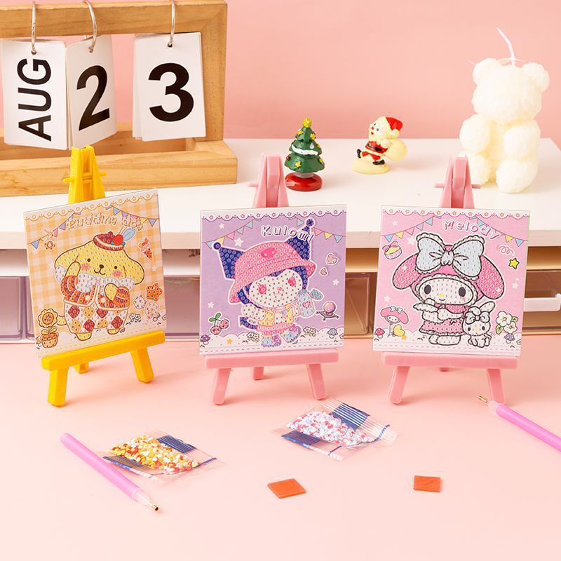 ครอสติสคริสตัล สมุดติดเพชรซาริโอ้ sanrio DIY ภาพติดเพชร🇹🇭
