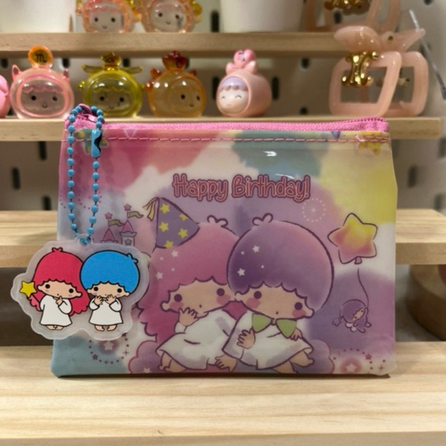 กระเป๋าสตางค์ ใส่บัตร ลาย Little Twin Star พร้อมพวงกุญแจลาย Little Twin Star