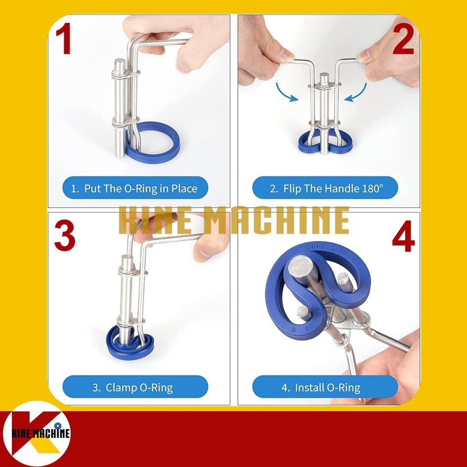 (XS-S-M-L) คีมใส่ซีลกระบอก ซีลไฮดรอลิค อุปกรณ์ติดตั้ง ชุดซ่อมSeal Twistor Tool อะไหล่แม็คโคร - รูปที่ 6