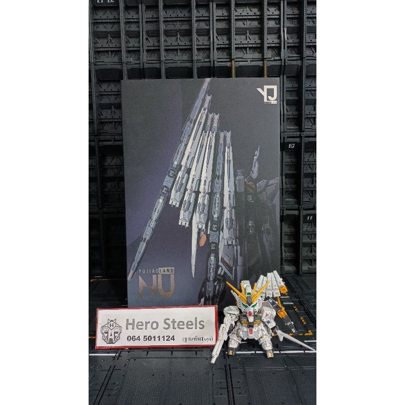 Gundam ชุดแต่ง Yujiao Land Resin kit mg Nu gundam ขนาด MG 1/100