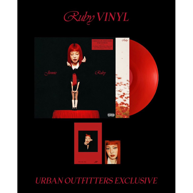 Pre-Order JENNIE - Ruby UO Exclusive LP [URBAN OUTFITTERS]