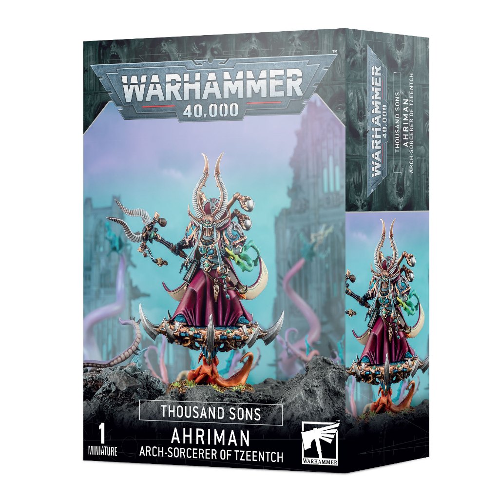 Warhammer 40k : Thousand Sons : Ahriman Arch Sorcerer of Tzeentch