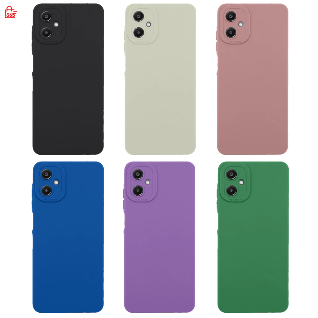 เคส สำหรับ Samsung Galaxy A06 5G เคสซิลิโคนนิ่ม กันกล้อง TPU สีพื้น