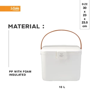 ide'e กระติกเก็บความเย็น ขนาด 5L.และ 10L. เก็บความเย็น4-6 ชั่วโมง