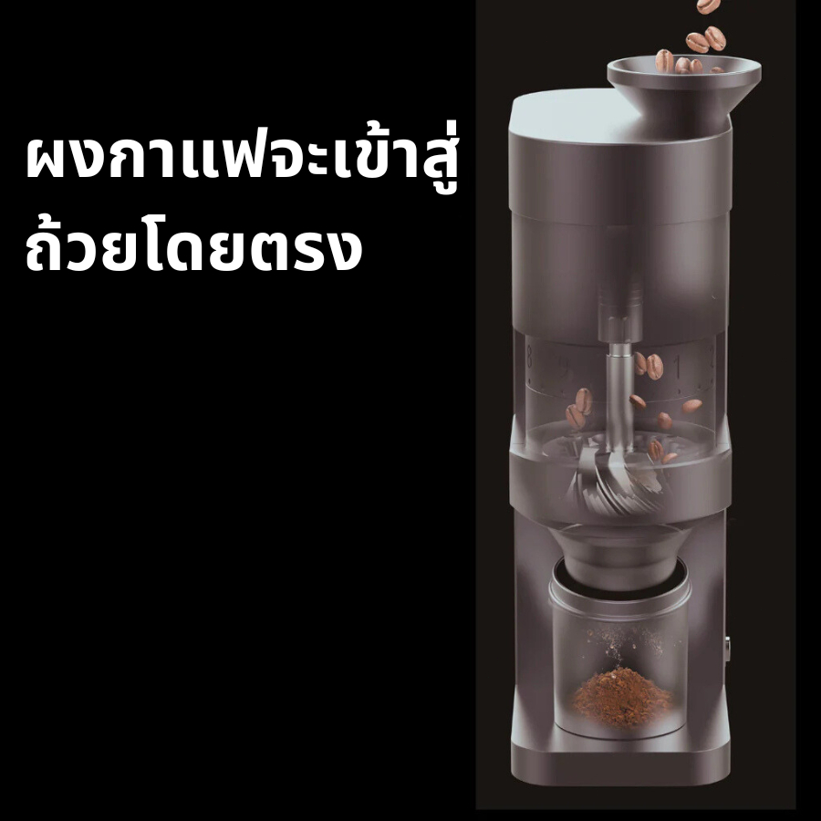 FEMOBOOK  Electric Coffee Grinder เครื่องบดเมล็ดกาแฟไฟฟ้า A68 68mm ขนาดเล็กในครัวเรือน เครื่องบดกาแฟ ราคา ถูกที่สุด ดีลบีเคเค แกลเลอรีภาพที่ 9