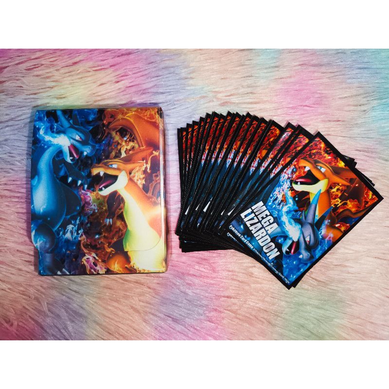กล่องเก็บเด็คและสลีฟ ลิซาร์ดอน 2014Nintendo Pokemon X & Y Card Supplies Mega Lizardon Deck Box