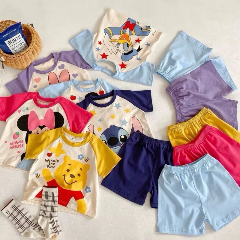ชุดเสื้อกางเกงเด็กลายน่ารัก (Disney Collection)