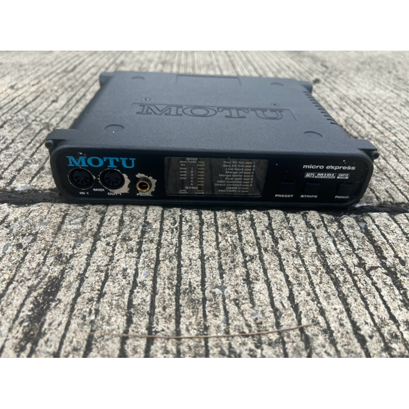 usb audio interface Motu มือสอง