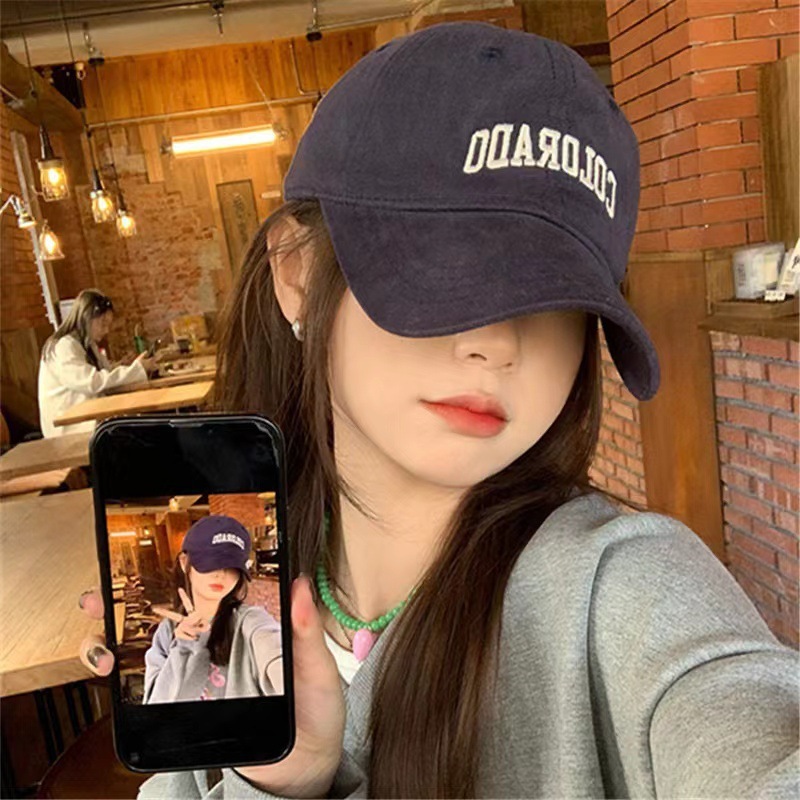 หมวกแก๊ปเบสบอลปักลาย COLORADO กันแดดใส่ได้ทั้งหญิงและชาย รอบศรีษะ 58-65 CM รูปที่ 3