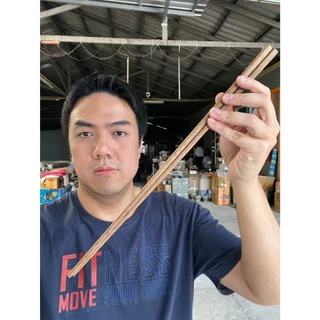 ตะเกียบยาว42cm ราไม่ขึ้นมอดไม่ขึ้นใช้ซ้ำได้ ตะเกียบยาว16.5นิ้ว ตะเกียบทอด ออกใบกำกับภาษีได้