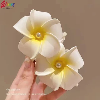 กิ๊บติดผม รูปดอกไม้ ไข่น่ารัก 5/7/9cm สไตล์ฮาวาย เครื่องประดับ สําหรับผู้หญิง เหมาะกับเดินชายหาด