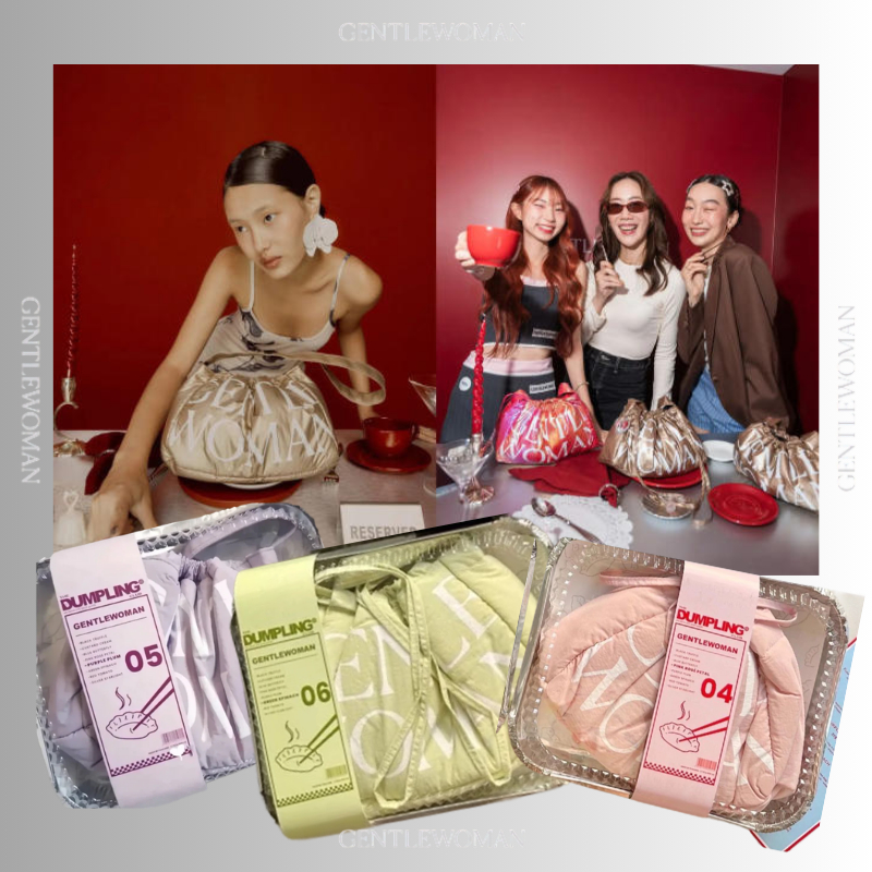 🔴พร้อมส่ง🚚Gentl~woman Dumpling Bag ของผู้หญิง แฟชั่น กระเป๋าถือ กระเป๋า