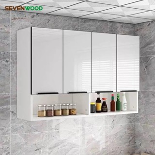 SEVENWOOD ตู้ครัว ตู้แขวนผนัง ตู้เก็บของ ตู้แขวนห้องครัว พื้…