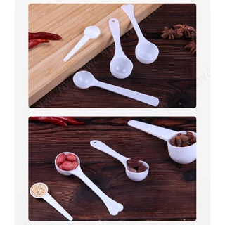 [100ชิ้น] ช้อนพลาสติก wheyscoop ขนาดเล็ก บิดงอได้ พกพาง่าย ช้อนตวง ราคาถูก สั่งได้ไม่มีขั้นต่ำ