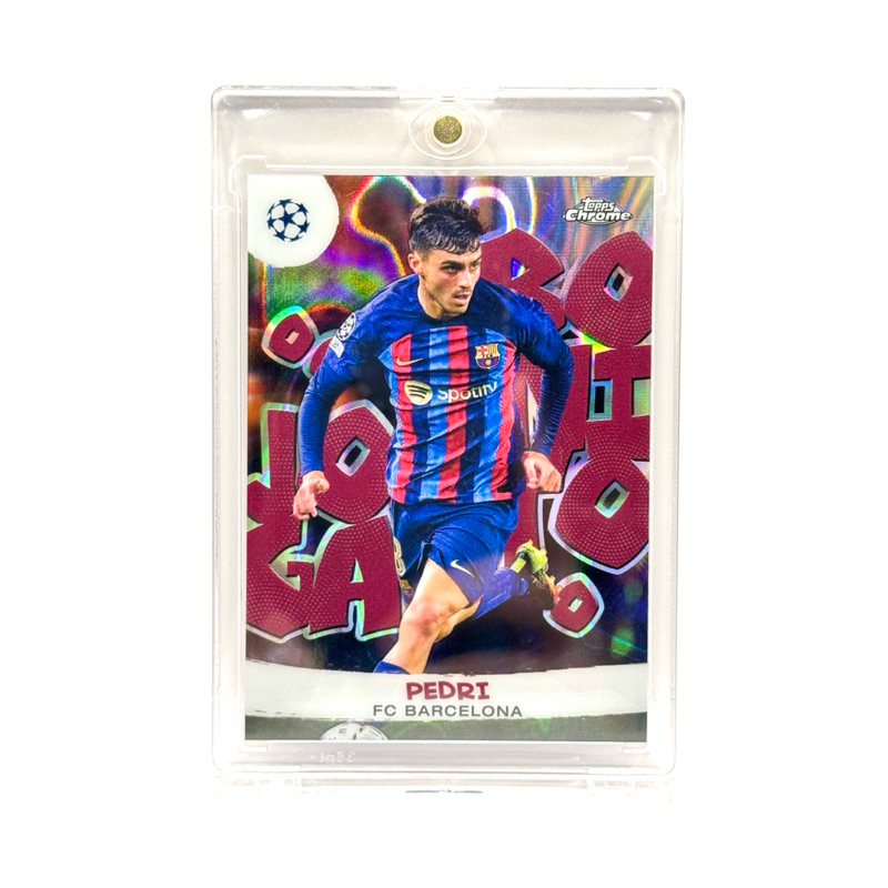 Topps Chrome UCC 22/23 Pedri FC Barcelona Joga Bonito