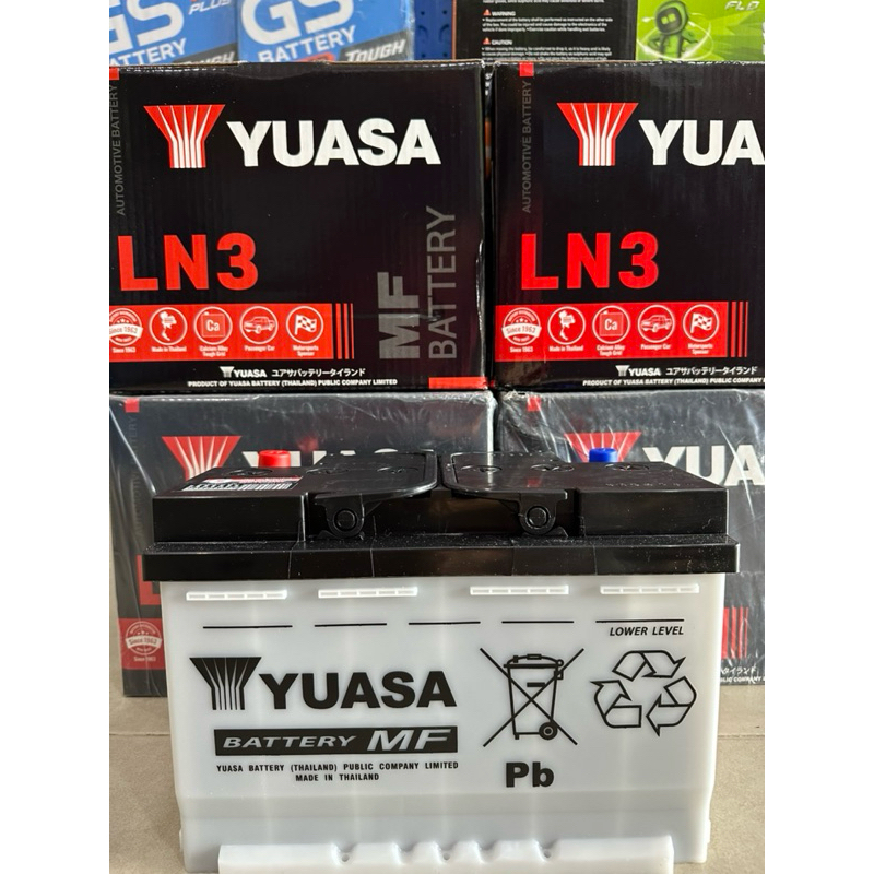 Yuasa ยัวซ่า Battery รุ่นDin75 Ln3=75แอมป์ (สำหรับรถ toyota REV0)