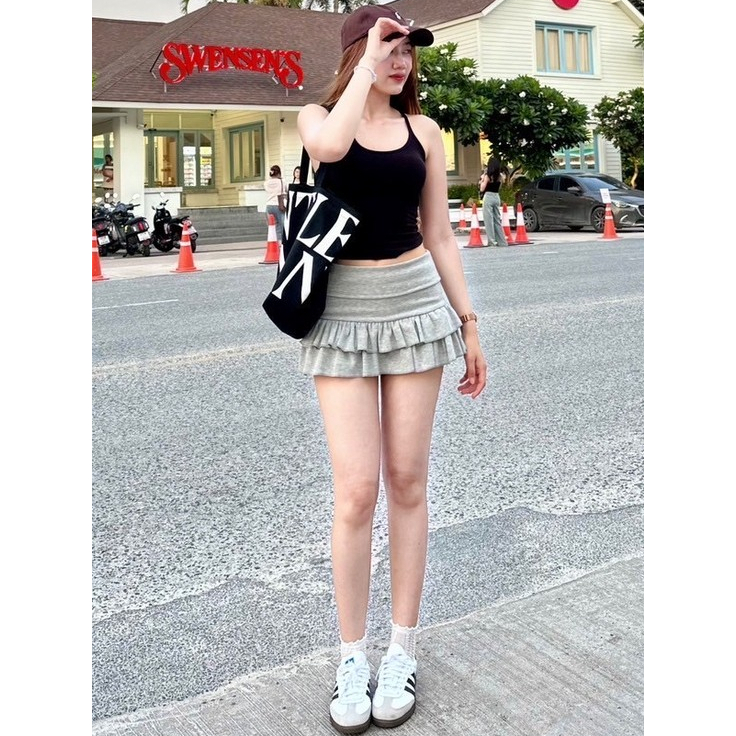 ❤️Solasola.a❤️ กระโปรงชั้น สไตล์สาวเวียดนามสาวคาเฟ่