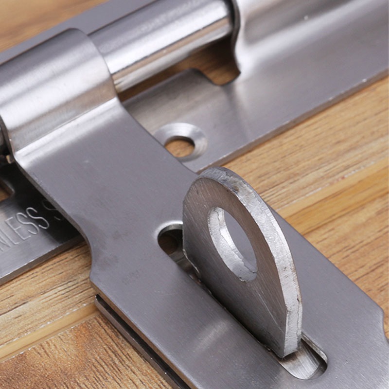 MUSCLE COW กลอนประตู กลอนสแตนเลส กลอนขวางสแตนเลสแท้ อย่างดี ยี่ห้อ 4.6.8.10.12 นิ้ว - รูปที่ 5