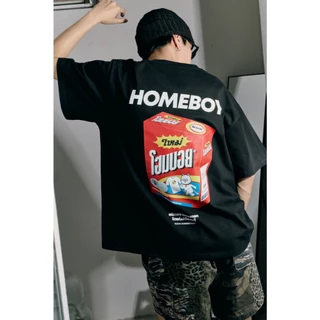 HOMEBOY เสื้อOVERSIZE HB.FAB.BOY คอตตอน100% ใส่ได้ทุกวัน