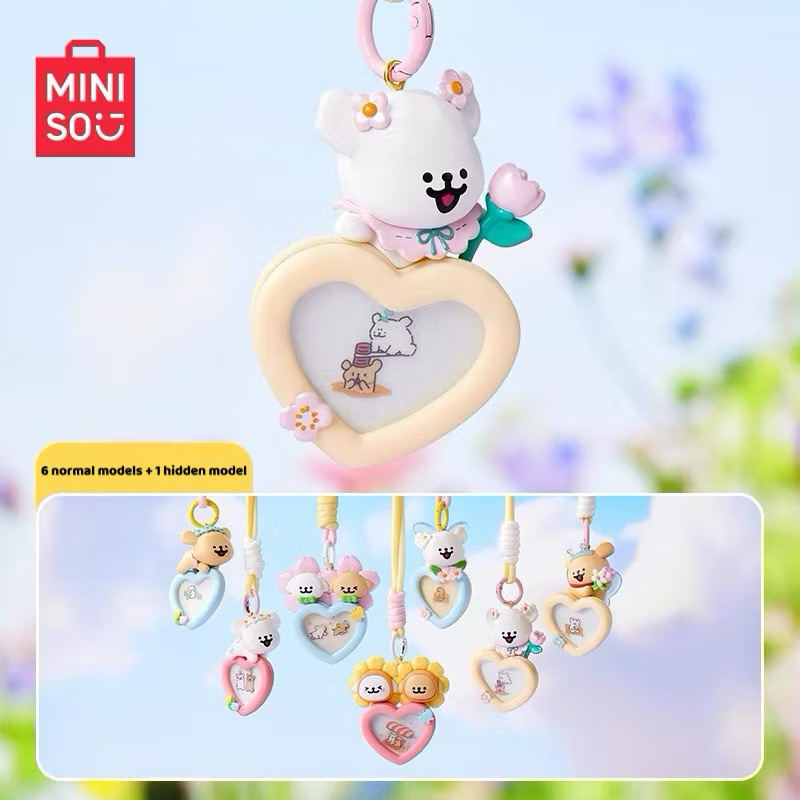 💥สินค้าพร้อมส่งจาก กทม 💥 กล่องสุ่มน้ำหอมปรับอากาศรถยนต์ Miniso Maltese Garden CAR FRESHENER