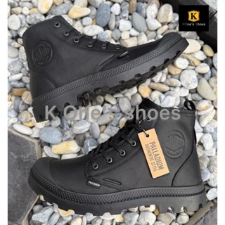 PAMPA HI ESS LEATHER WP+ สีดำ รองเท้าสไตล์ Unisex สีดำรุ่นนี…