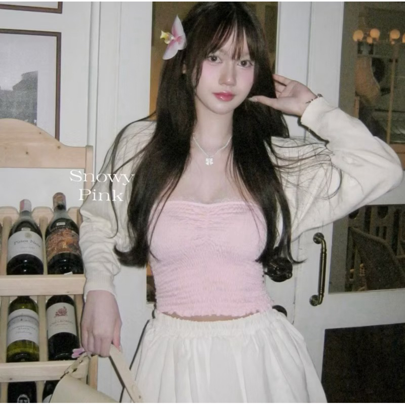 sunfap ชมพู มือ2 soจึ้ง ใส่ครั้งเดียว