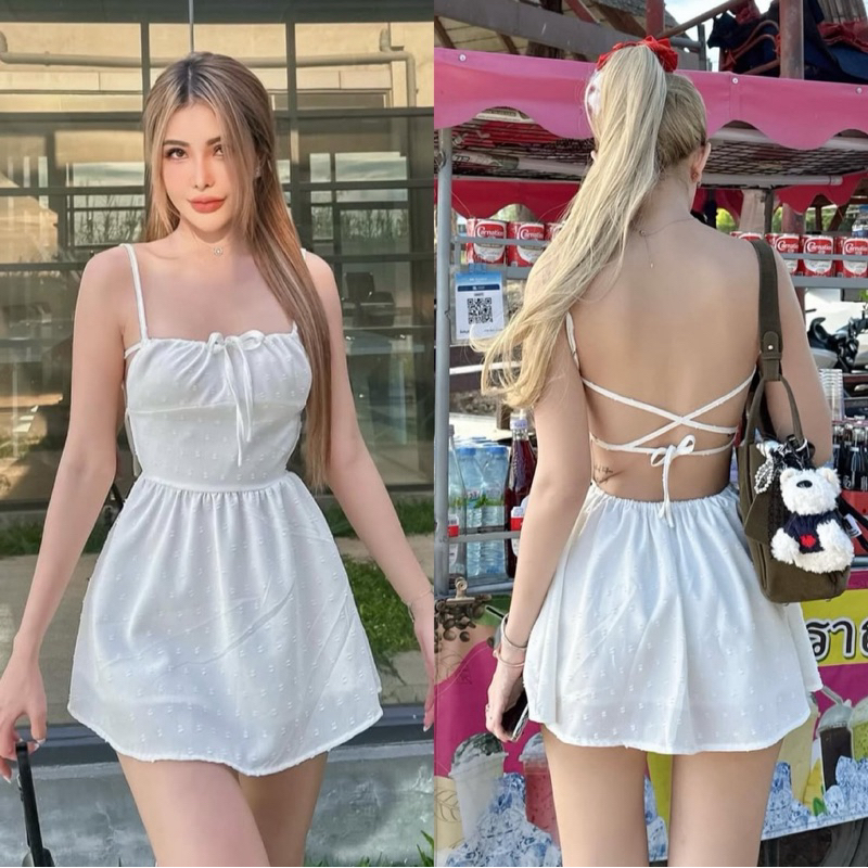 HH479🤍VERINICA MINI DRESS(590.-)