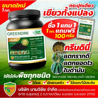 กรีนดีนี่ ขนาด 1 กิโลกรัม (ซูเปอร์โพเทสเซียม ฮิวมิค95%) แถมฟ…