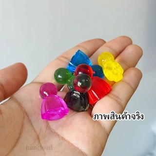 ☘️พร้อมส่ง | ถูก☘️【 Meeple พลาสติก 】Disk ไม้ โทเคนไม้ โทเคน Wood Token ตัวเดิน มีเปิ้ล meeple cube บอร์ดเกมส์ token