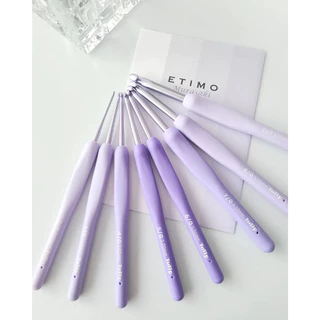 🇯🇵 Tulip ETIMO Murasaki เข็มโครเชต์ สีม่วง Made in Japan 🇯🇵 (ราคาต่อ 1 ด้าม)