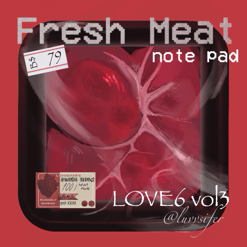 Fresh Meat notepad [LOVE6]