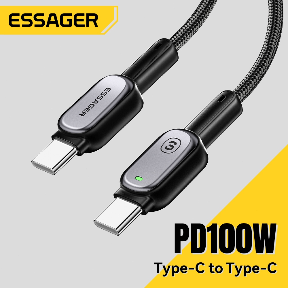 Essager PD100W Type-C to Type-C สายชาร์จข้อมูลเร็ว ชิป รูปที่ 8