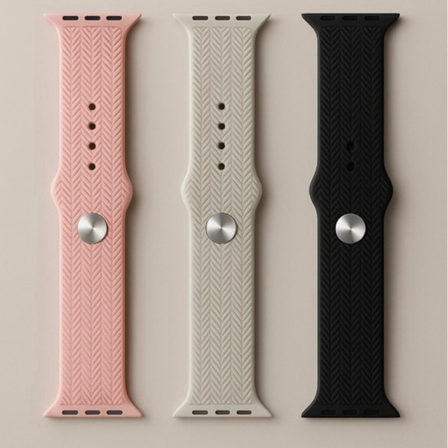 มาใหม่ สายยางหยัก สายยางซิลิโคน สายSmartwatch ขนาด 42/44/45/49mm Ultra