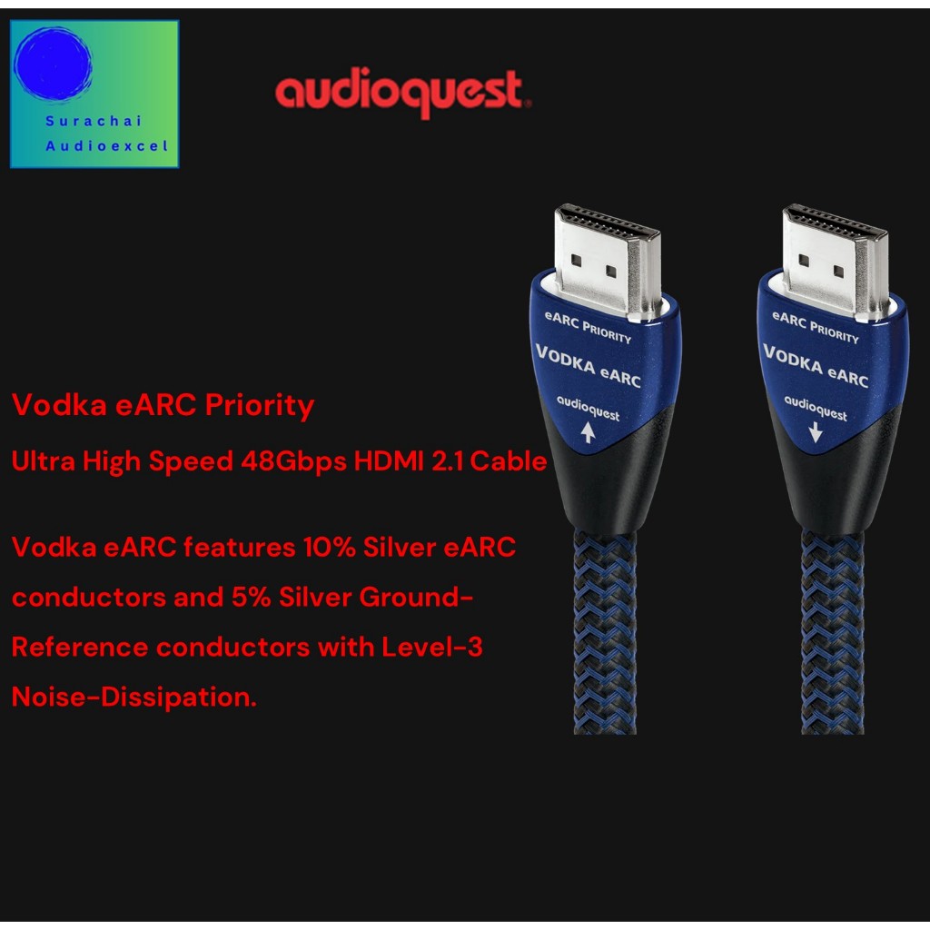 AUDIOQUEST : HDMI-VODKA EARC (2.0M)