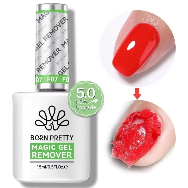 Born Pretty Magic Remover น้ำยาระเบิดสีเจล ล้างสีเจล(กล่องเงินโฉมใหม่)