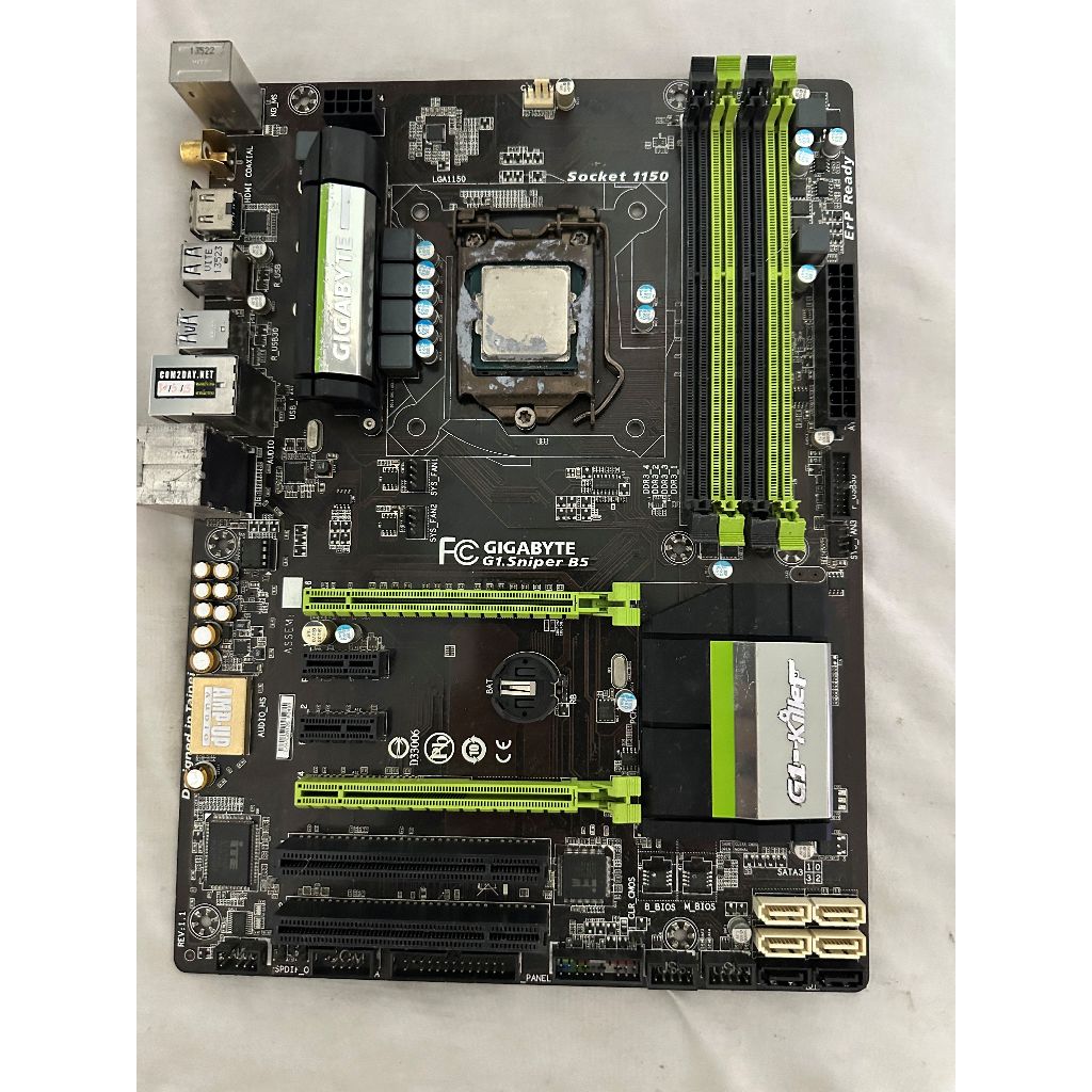 Mainboard Gigabyte G1.Sniper B5 + CPU I3-4150 (บอร์ดเสีย ราคาไม่รวม cpu)