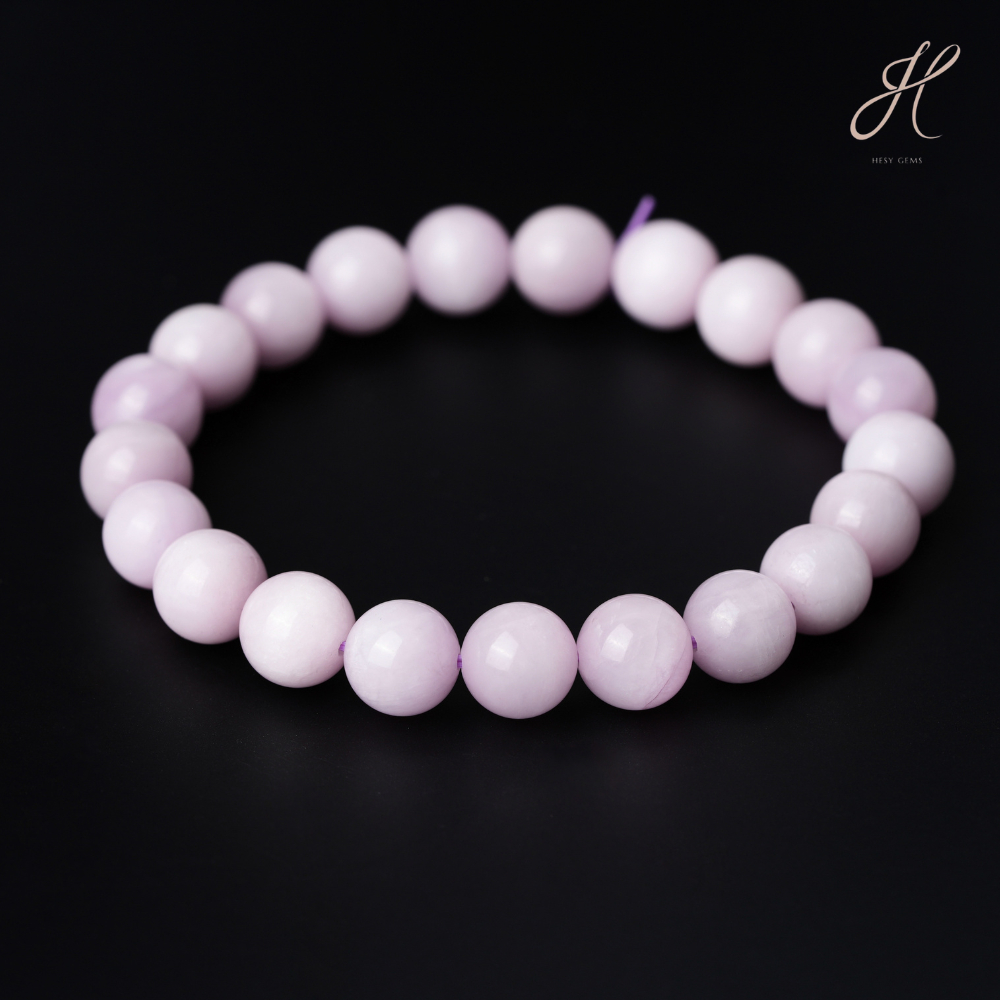 Natural Kunzite Bracelet-5 8-9mm