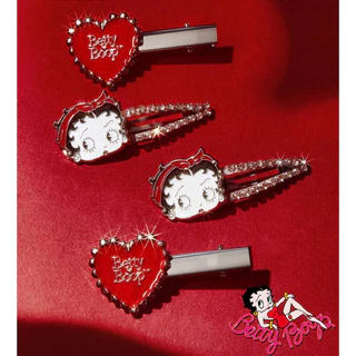 [พร้อมส่ง🇹🇭] กิ๊บติดผม Betty Boop 4-6 pcs/pack ไม่ทิ้งรอยหนีบบนเส้นผม