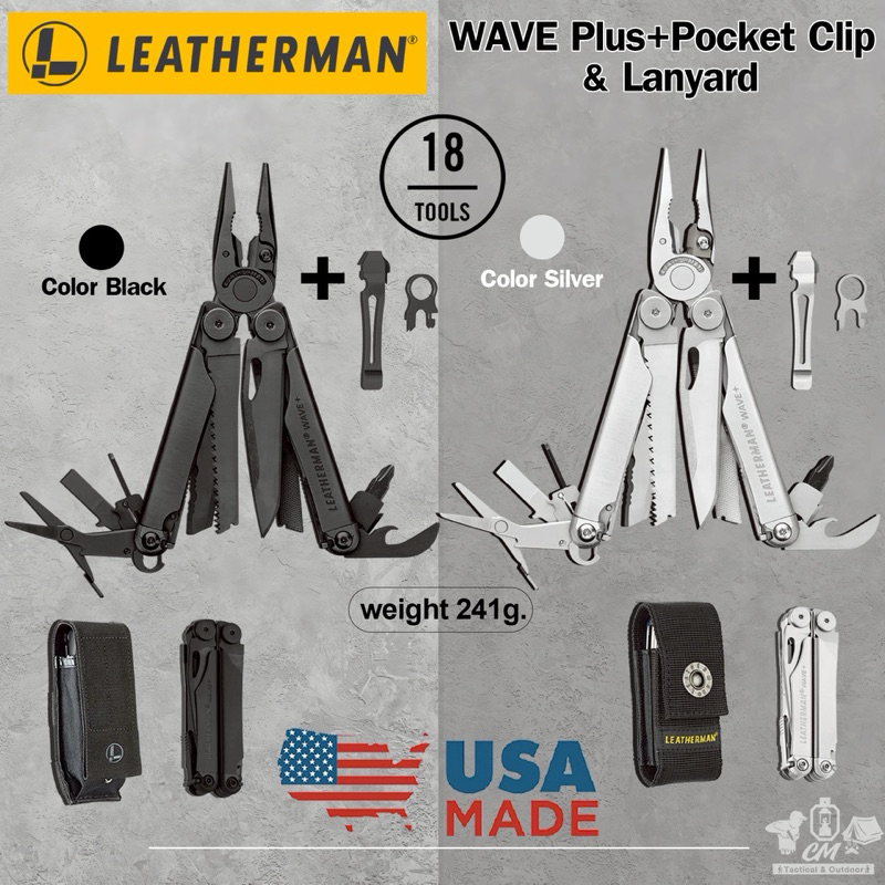 Leatherman WAVE Plus+ Pocket Clip & Lanyard