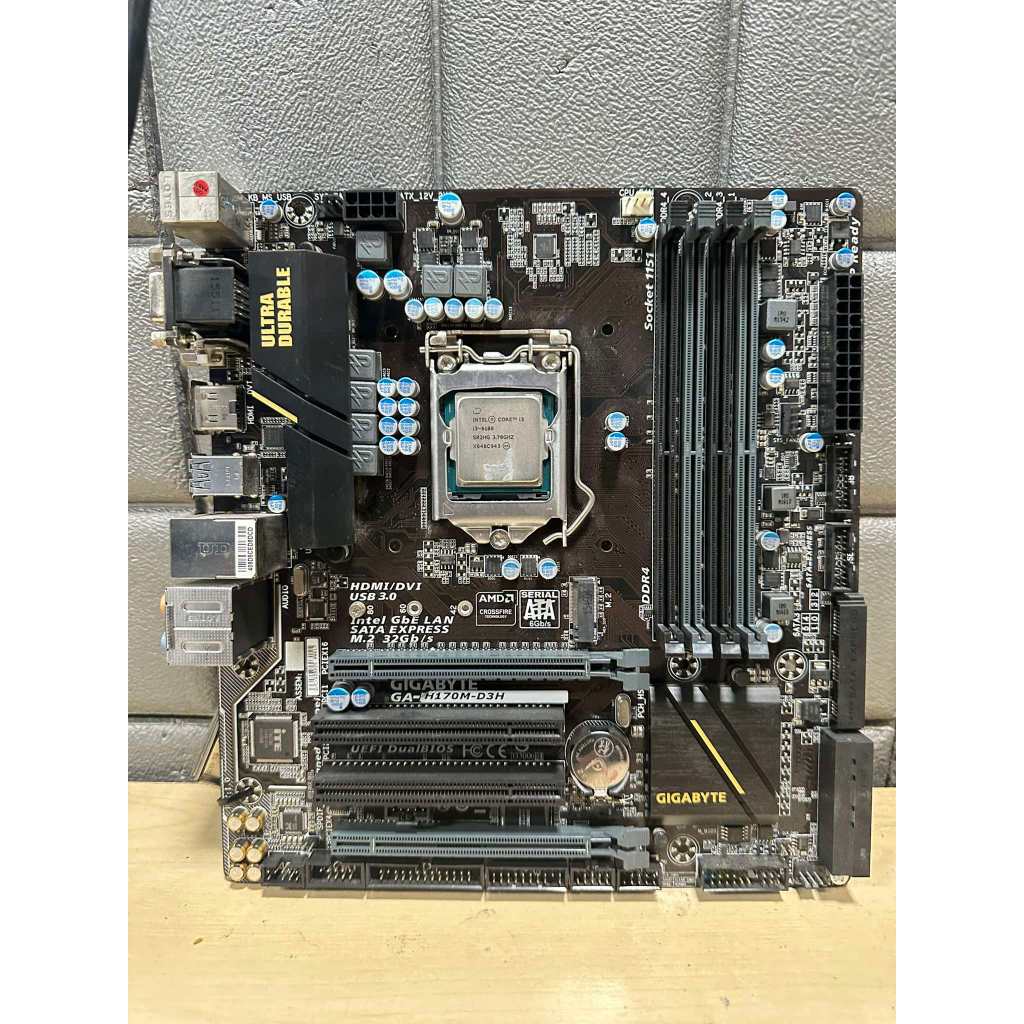 เมนบอร์ด MAINBOARD ASUS H110M/ GIGABYTE 1151V1 มือ2 สภาพสวย มือ2