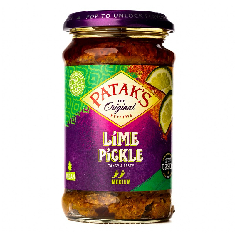 Patak’s Lime Pickle/Jalfrezi Sauce/Madras Curry Sauce/Tikka Masala/Butter Chicken/Madras Spice/Hot/Mild Indian Paste
