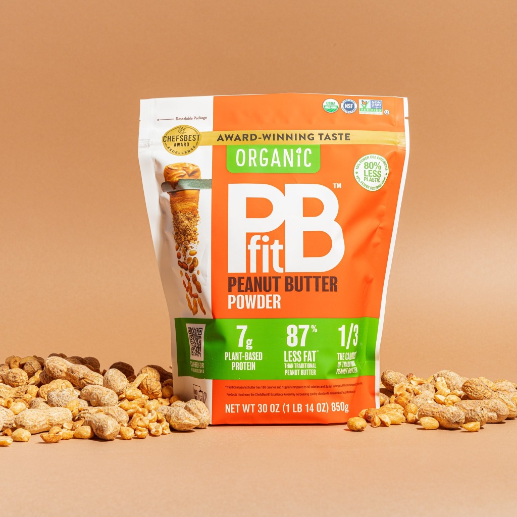 PBfit Organic Gluten free Peanut Butter Powder 850g.  Protein ผงเนยถั่ว ลิสง ออร์แกนิค