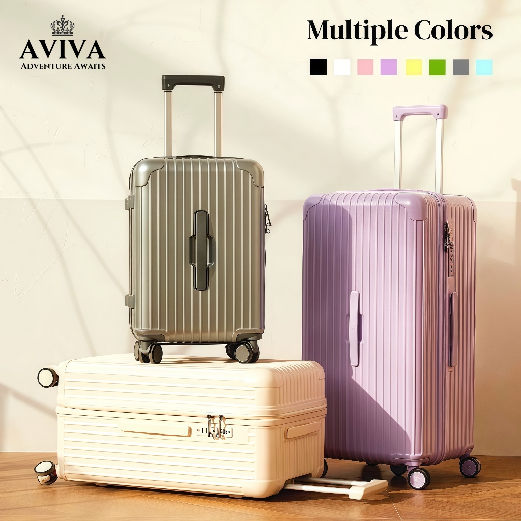【จุได้เยอะ】AVIVA กระเป๋าล้อลาก ความจุขนาดใหญ่ ไปต่างประเทศ กระเป๋าเดินทางแฟชั่น 20 32 นิ้ว กระเป๋าทรงถัง จัดส่งจากไทย

<p>“><center></p>
<h4></h4>
<p><p><font color=