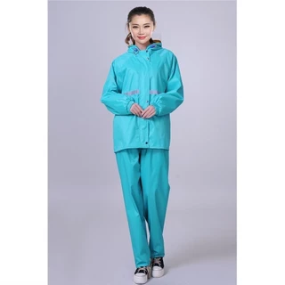 New Alitech ชุดกันฝน เสื้อกันฝน มีแถบสะท้อนแสง Waterproof Rain Suit
