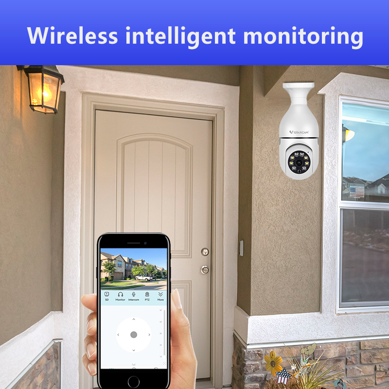 VSTARCAM CS660 WiFi SUPER HD 1296p 3MP iP Camera ใส่ขั้วหลอดไฟ E27 กล้องวงจรปิดไร้สาย Ai + แจ้งเตือน