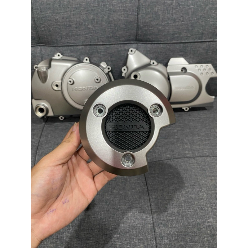 ฝากลมCT125 ตัวเก่าทั้งนอก-ใน 2ชิ้น ฝาครอบฝังครัชแท้เบิกศูนย์ - รูปที่ 2