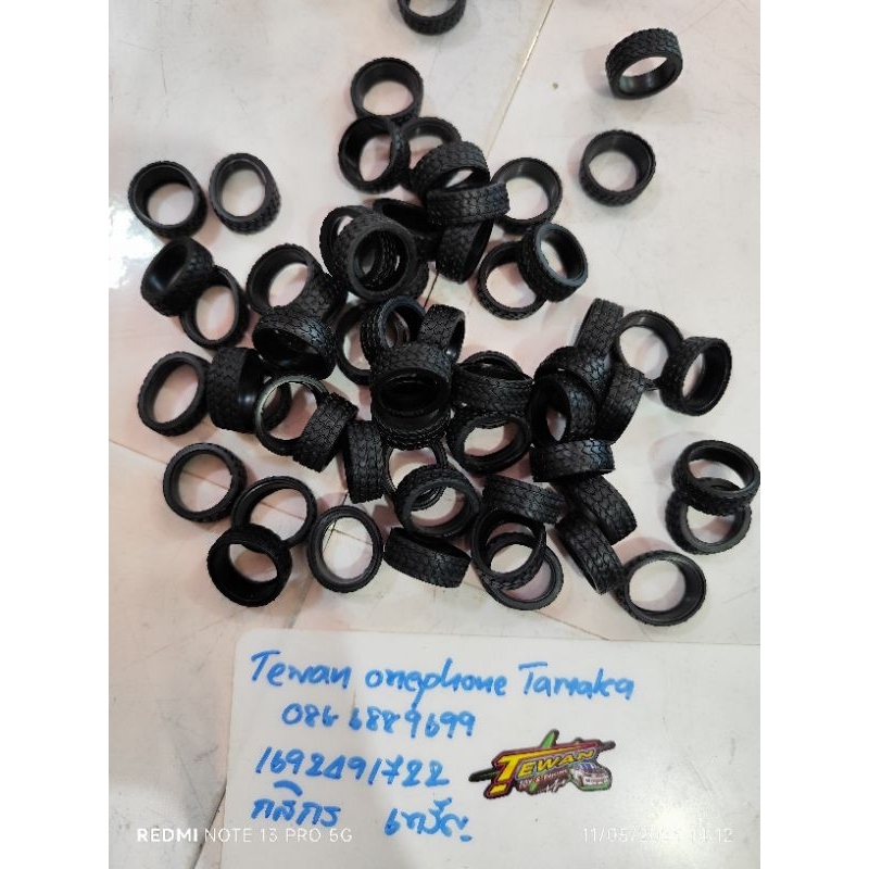 ยางเดิมของรถกระป๋องโครงเทาตราเพชรของใหม่ราคาเส้นละ7บาท4เส้น28บาท