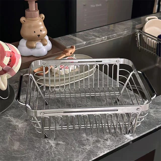 Dear Home ชั้นวางชามระบายน้ำสแตนเลส, ชั้นเก็บของในครัว, ชั้นวางชาม