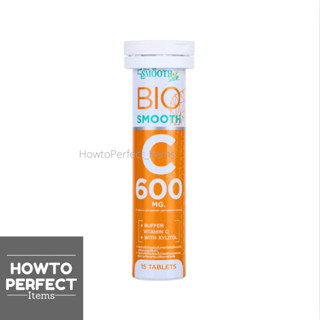 Smooth Life Bio smooth C 600 mg สมูทไลฟ์ เม็ดอม วิตามินซี