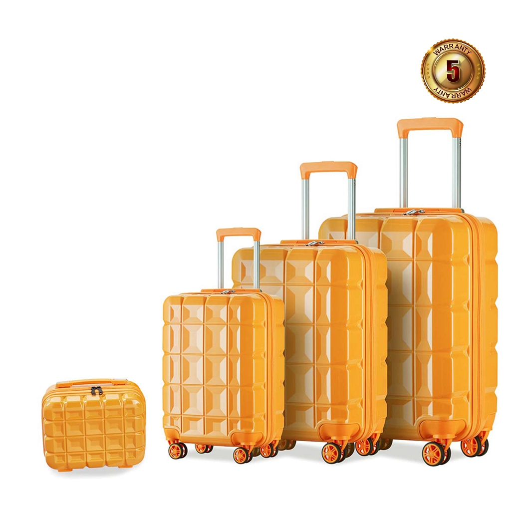 [รับประกัน5ปี] SiamChoice กระเป๋าเดินทางล้อลาก 20/24/28 นิ้ว วัสดุPC 8 ล้อ หมุนได้ 360 องศา รุ่นซิปYKK น้ำหนักเบากันน้ำ